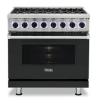 Viking - 36"W./24"D. Dual Fuel Sealed Burner Range-6 Burners-Antique Bronze-LP - Antique Bronze - Front_Zoom