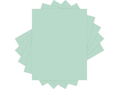 Front. Lettermark - Lettermark Colors 30% Recycled Colored Paper, 20 lbs., 8.5" x 11", Green, 500 Sheets/Ream (94304) - Green.