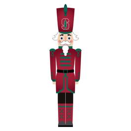 Fan Creations - Stanford Cardinal 46" Nutcracker Leaner - Multicolor