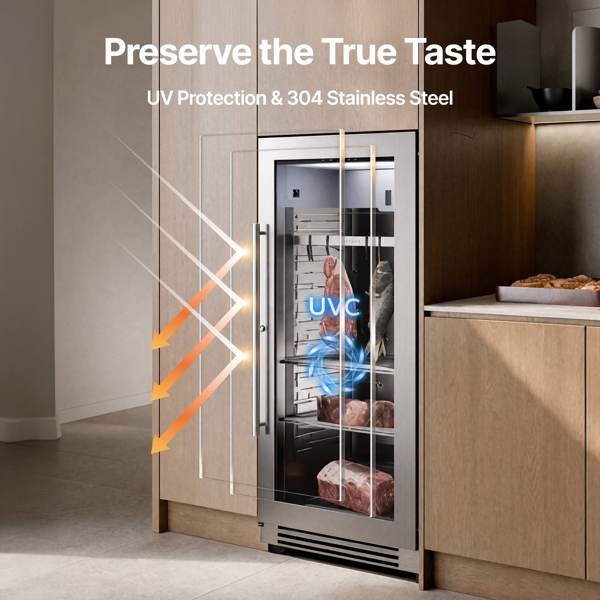 Preserve the True Taste  
UV Protection & 304 Stainless Steel  
UVC