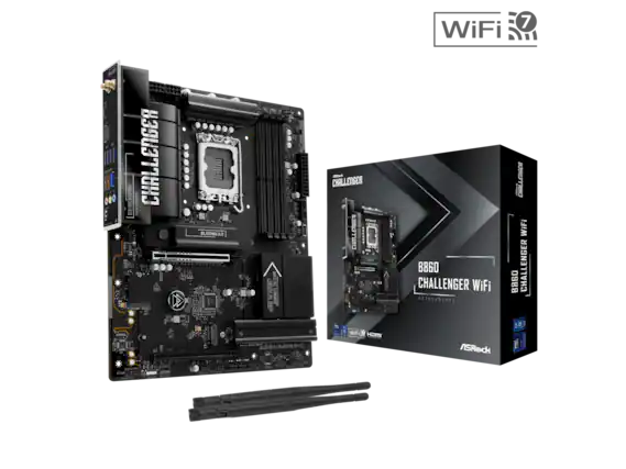 ASRock B860 Challenger WiFi Motherboard