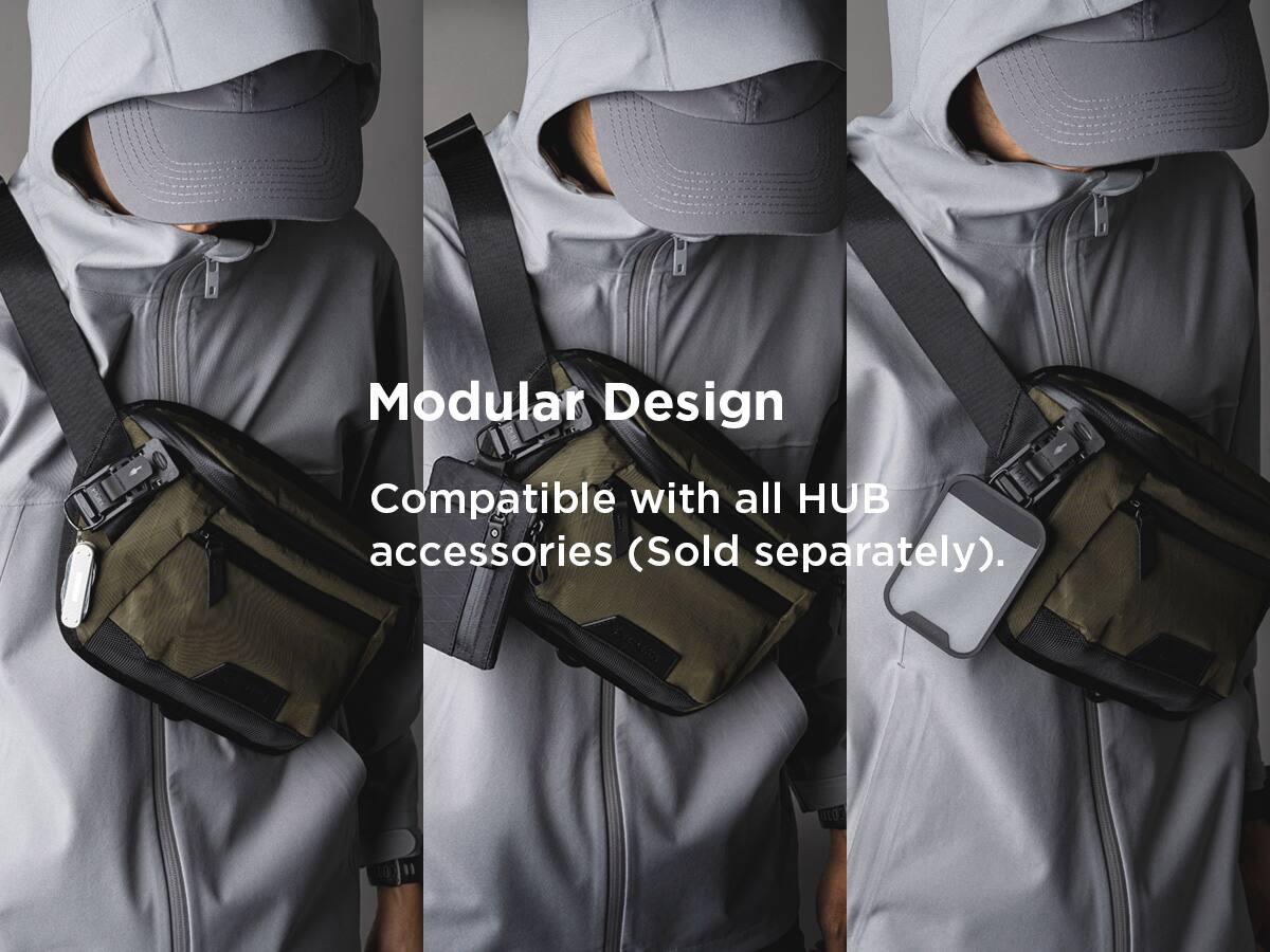 Modular Design  
Compatible with all HUB accessories (Sold separately).