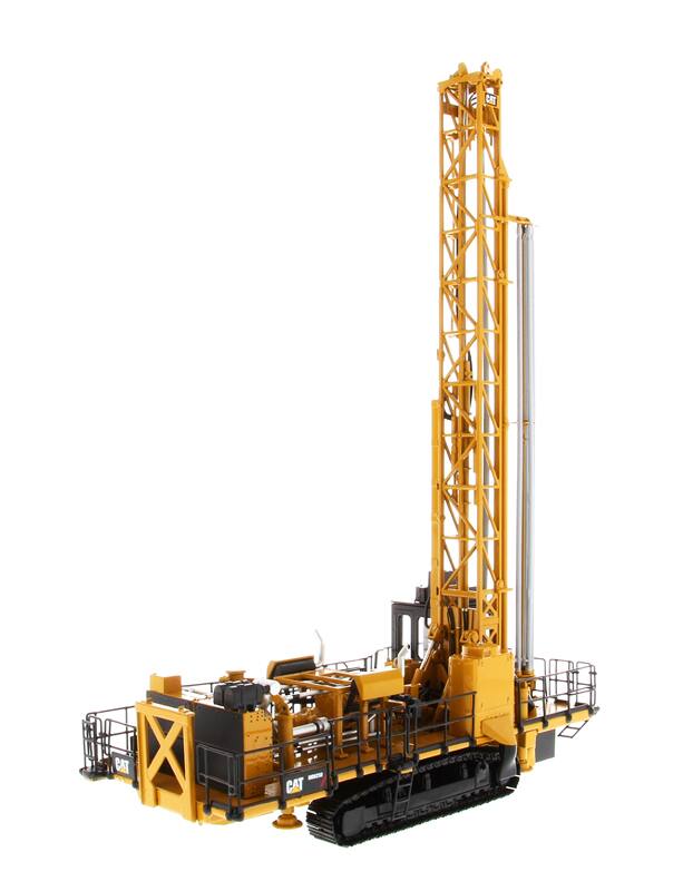 Angle. Diecast Masters - CAT Caterpillar MD6250 Rotary Blasthole Drill with Operator "High Line Series" 1/50 Diecast Model by Diecast Masters - Yellow .