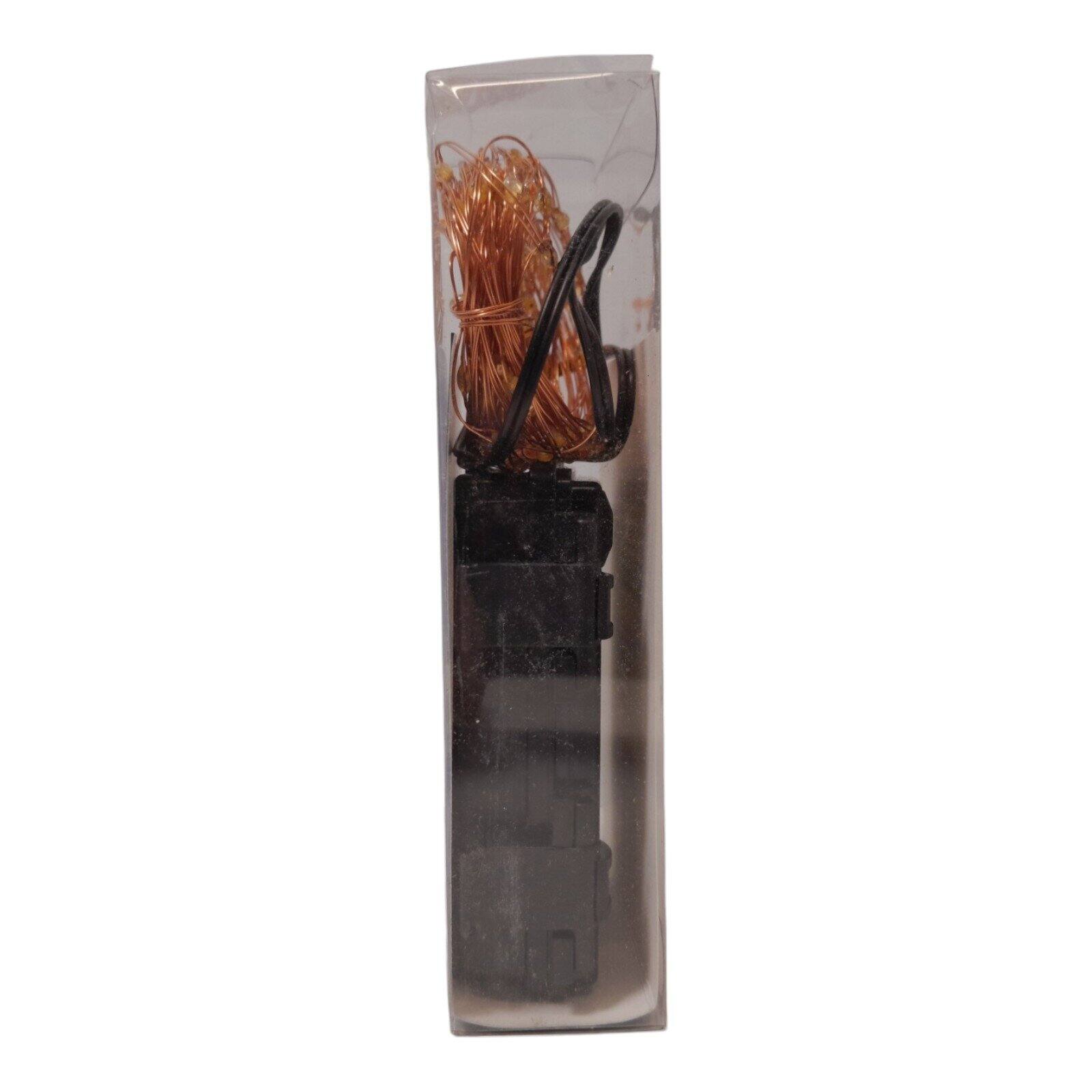 Alt View 1. Celebrations - Celebrations 120-Count 20 ft LED Micro Light Set with Remote & Hanging Clips, Indoor/Outdoor, Corded Electric - Copper.