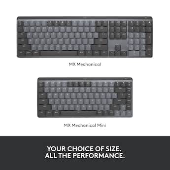 Logitech MX Mechanical Mini Compact Wireless Mechanical Tactile Logitech MX Mechanical Mini Compact Wireless Mechanical Tactile