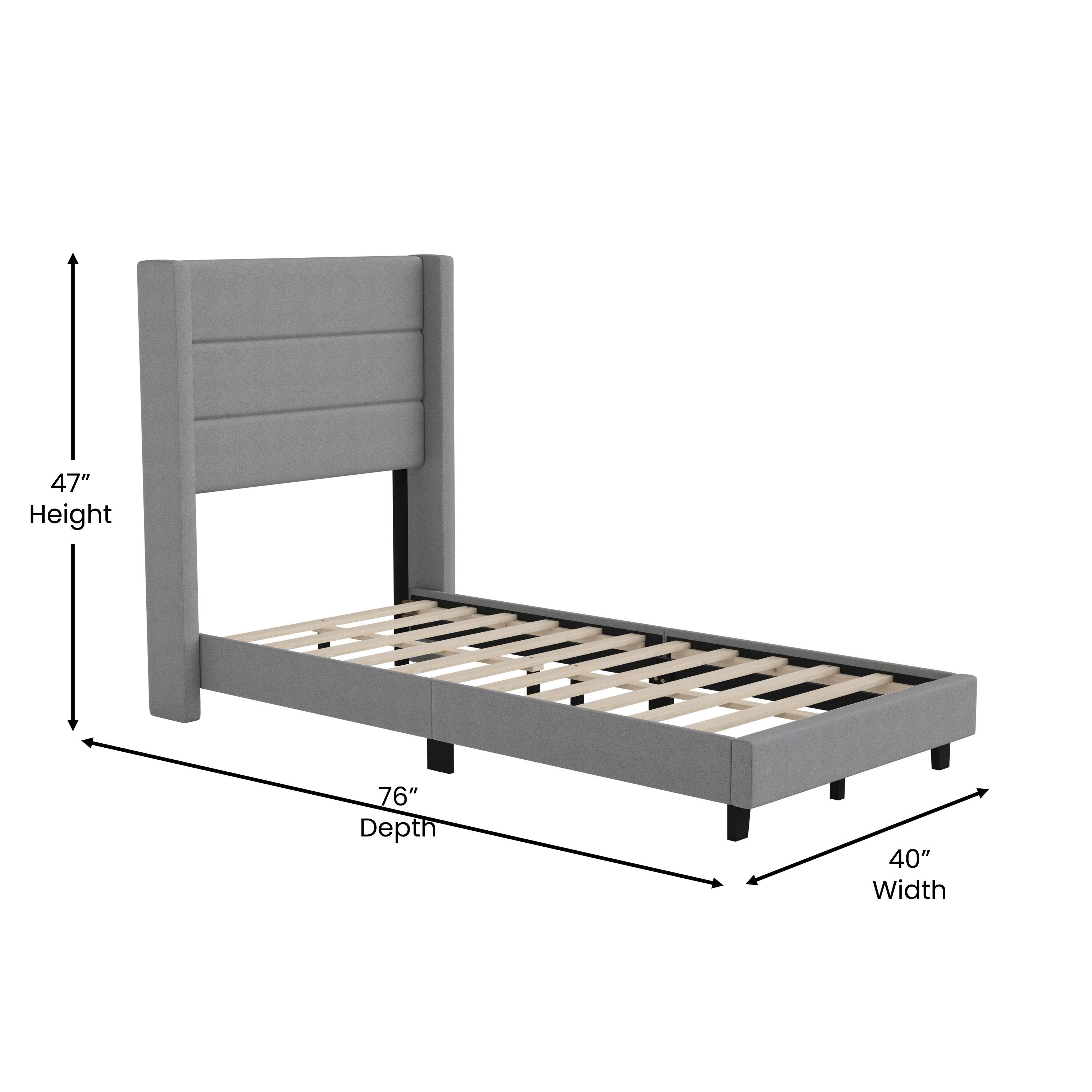 47" Height, 76" Depth, 40" Width