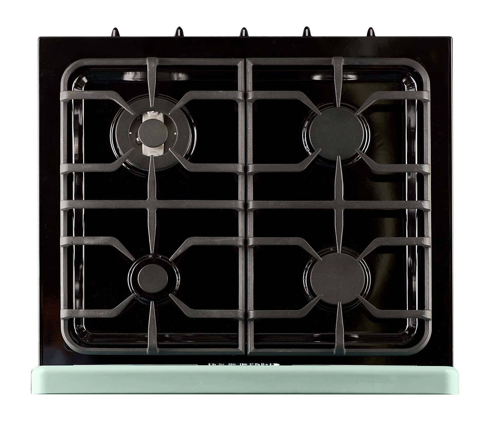 Alt View 11. Unique Appliances - Classic Retro 3.9 Cu. Ft. Freestanding Gas Convection Range - Summer Mint Green.
