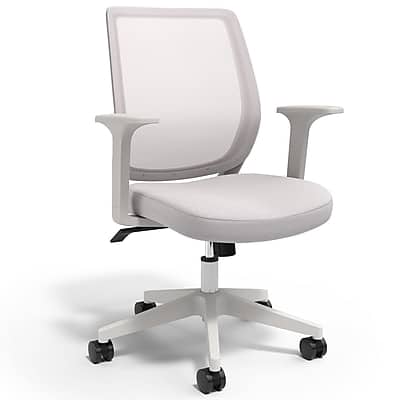 Staples - Essentials Ergonomic Fabric Swivel Task Chair, (UN58149) - Gray
