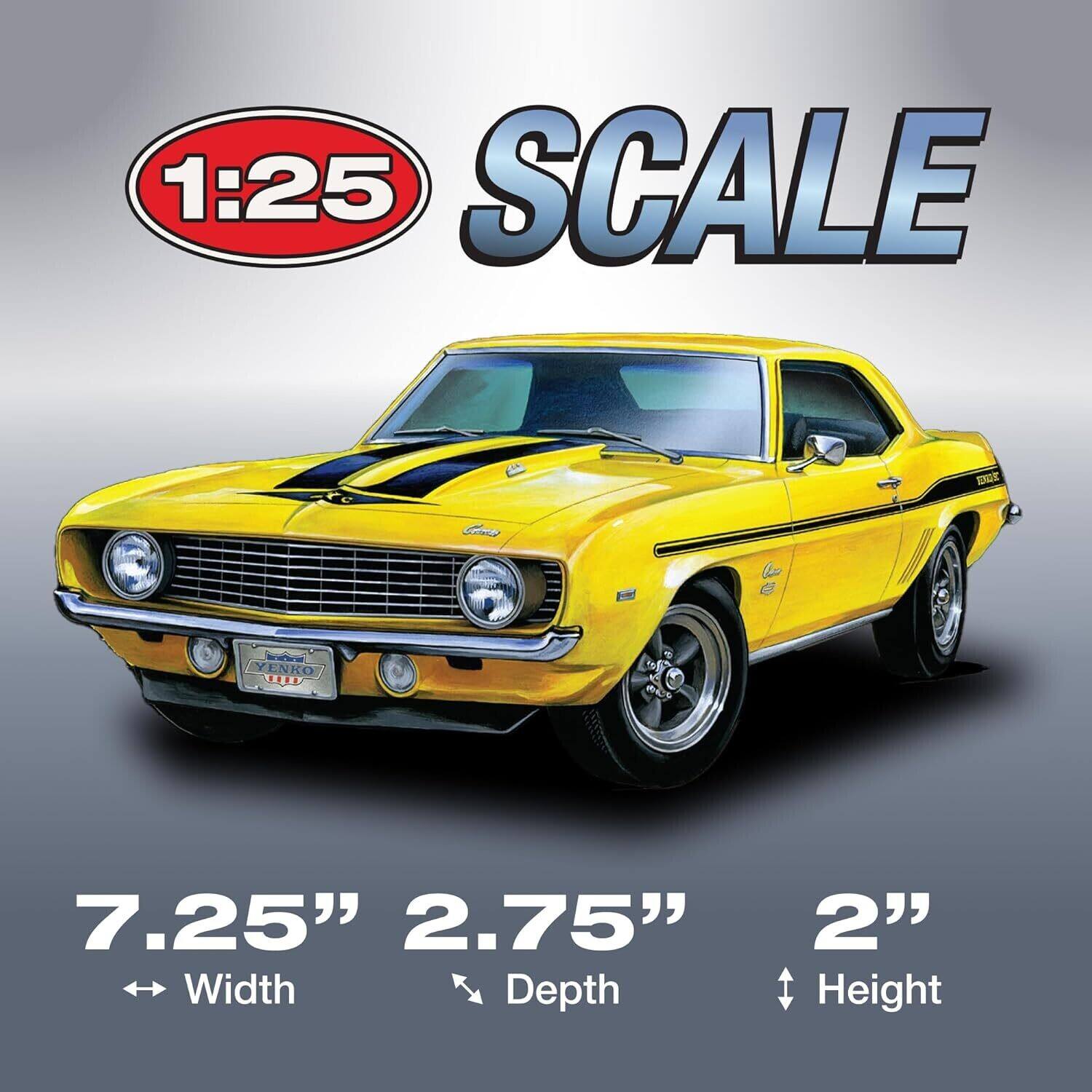 1:25 Scale  
7.25" Width  
2.75" Depth  
2" Height