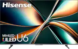 Hisense - 85" Class U6 Series Mini-LED 4K UHD QLED Smart Google TV (2024)
