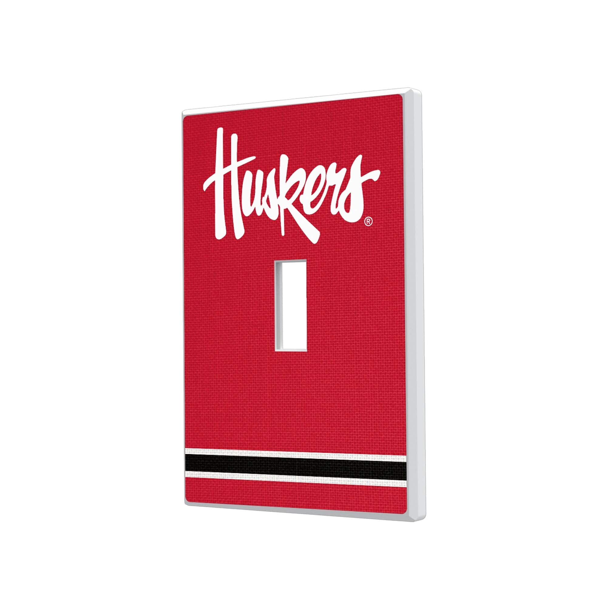 Keyscaper - Nebraska Huskers Stripe Design Single Toggle Light Switch Plate - Multicolor price history on PriceWatchPro