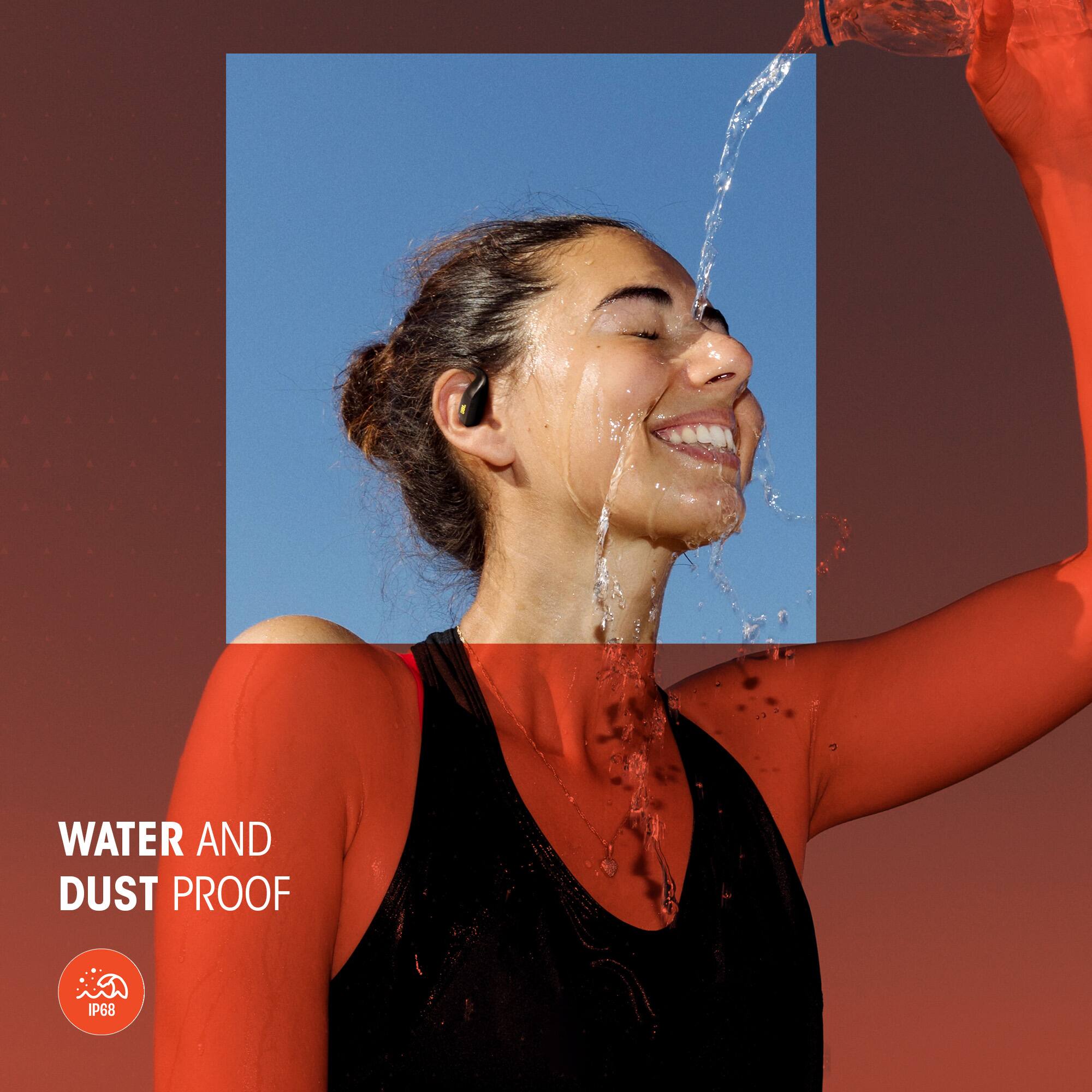 WATER AND DUST PROOF  
IP68