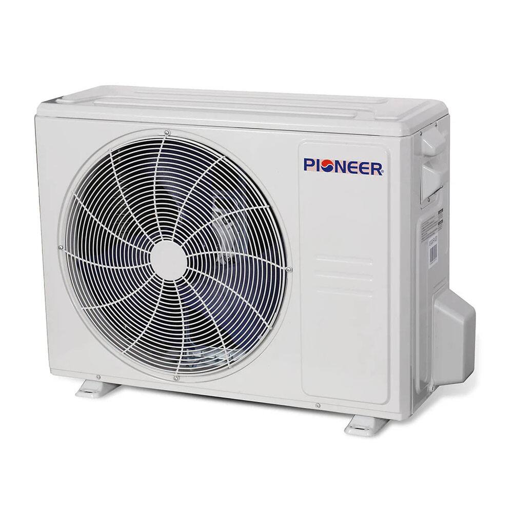Alt View 1. Pioneer - Quantum Ultra 16,000 BTU 1.5 Ton Mini Split 23.8 SEER Floor-Mounted Console Air Conditioner with Heat Pump 230-Volt - White.