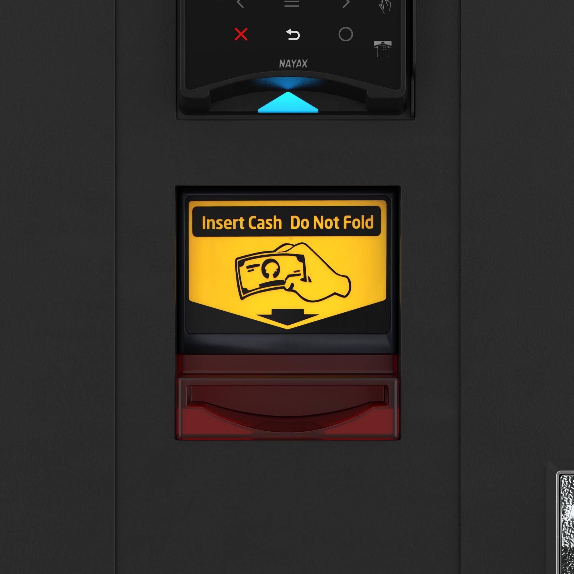 Insert Cash  
Do Not Fold