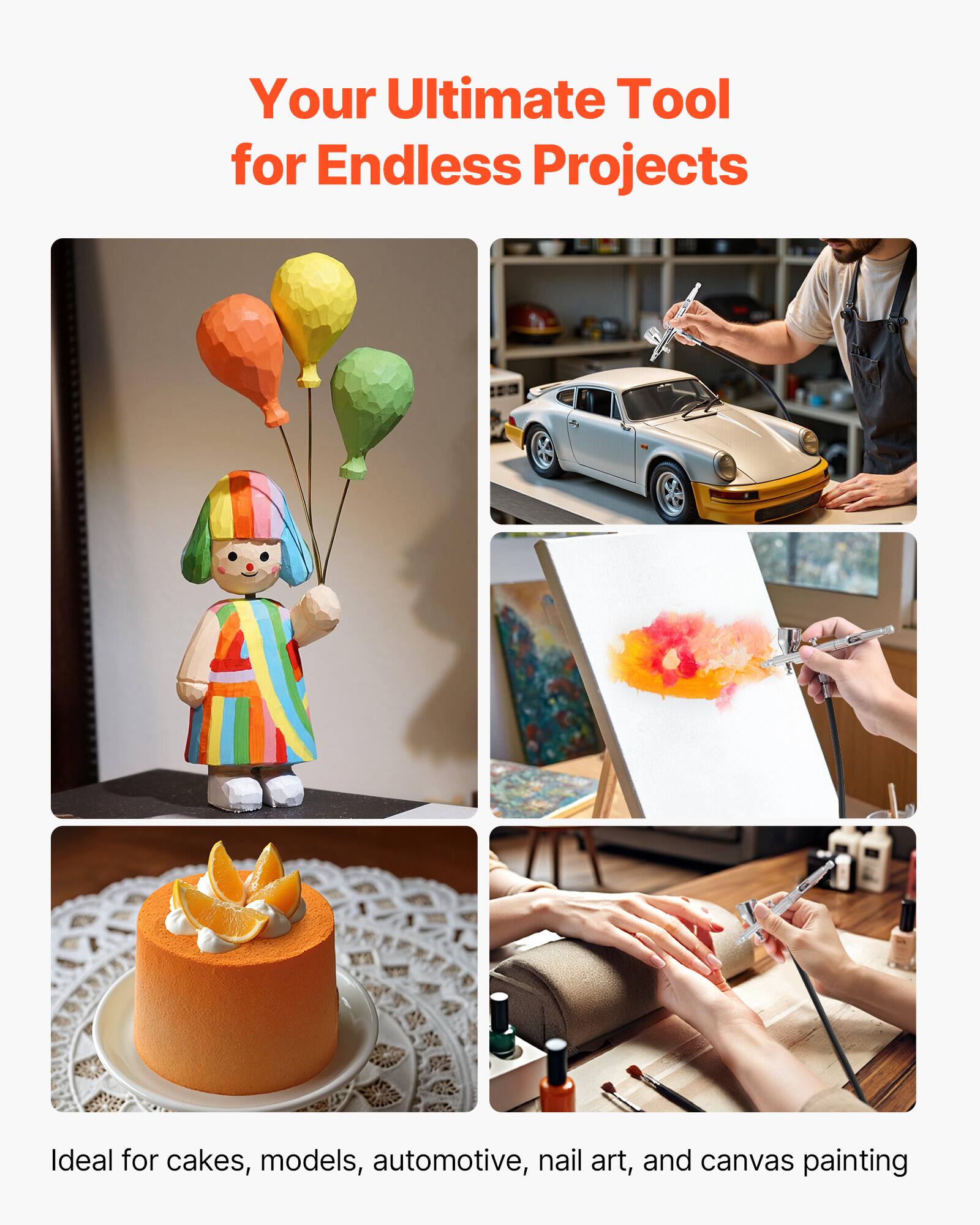 Your Ultimate Tool for Endless Projects

Ideal for cakes, models, automotive, nail art, and canvas painting