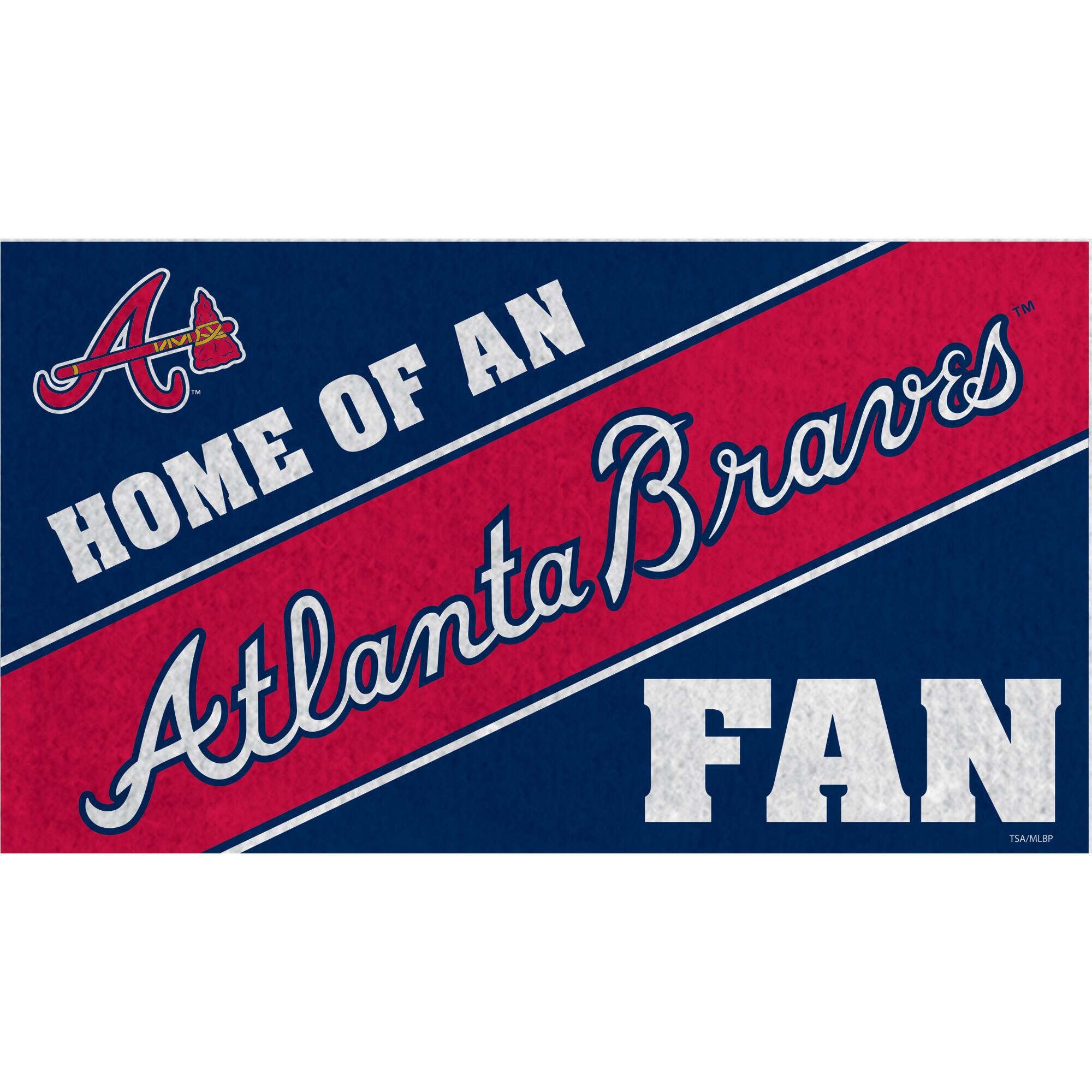 Evergreen Enterprises - Atlanta Braves 18" x 30" Team Turf Mat - Multicolor
