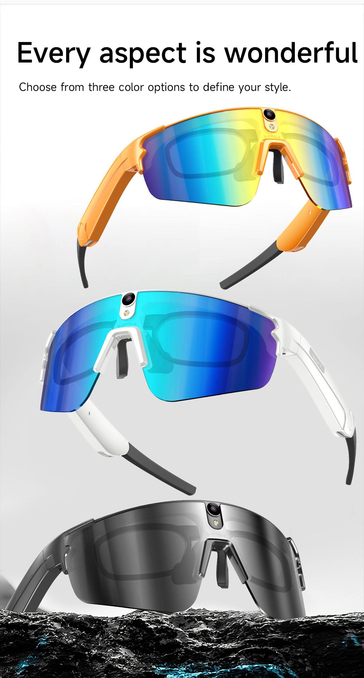 Every aspect is wonderful  
Choose from three color options to define your style.