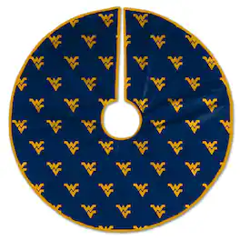 Pegasus - West Virginia Mountaineers Microplush Christmas Tree Skirt - Multicolor
