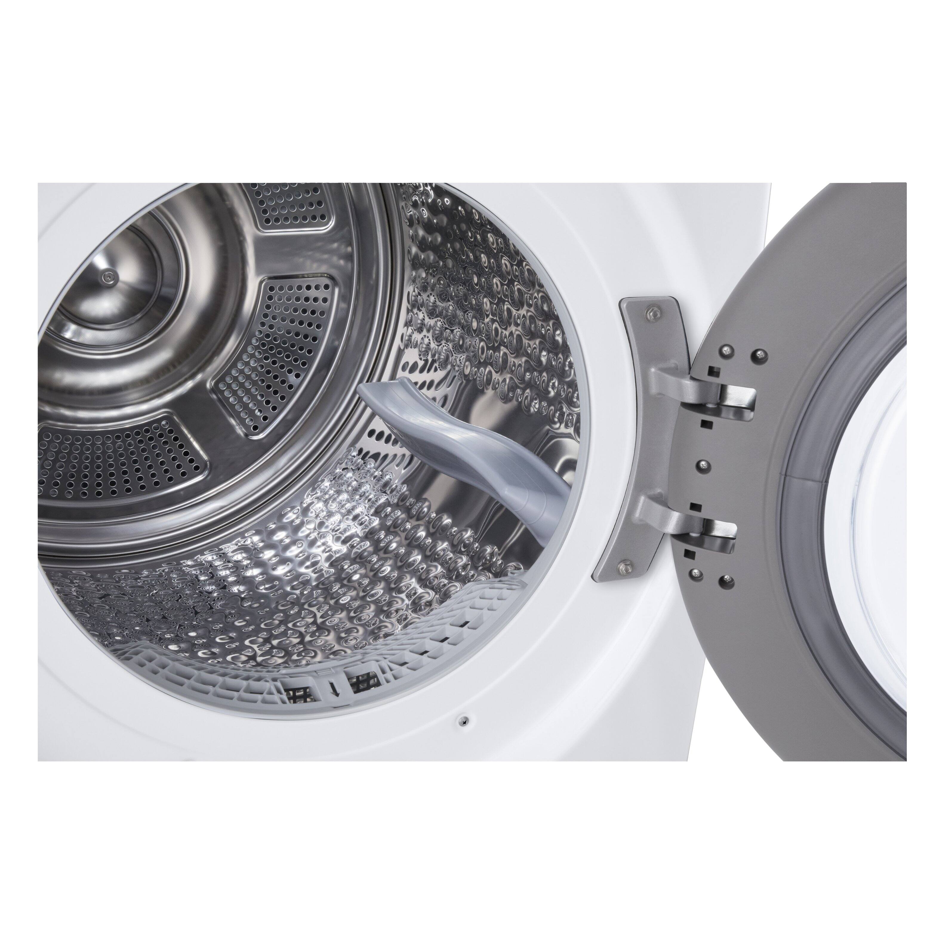 Alt View 10. LG - 7.8 Cu. Ft. Stackable Smart Electric Dryer with Dual Inverter HeatPump Technology - White.