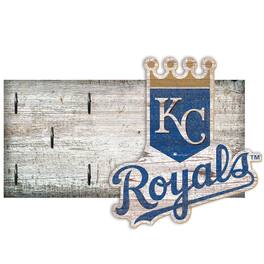 Fan Creations - Kansas City Royals 6" x 12" Mounted Key Holder - Multicolor