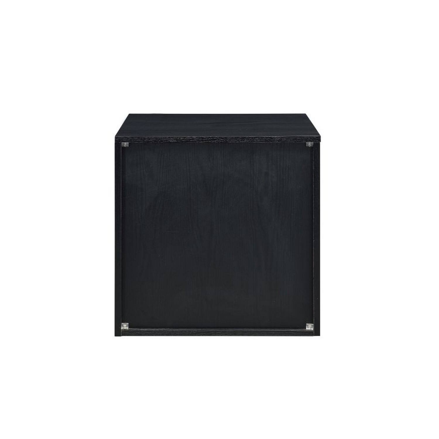 Alt View 3. Manhattan Lane - Accent Table with 2 Storage Drawers and Intricate Trimming - Black.