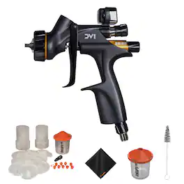 Devilbiss - 704521 Spray Gun, 24 oz Demo Dekups, Cup Cleaning Brush & Cloth - Kit
