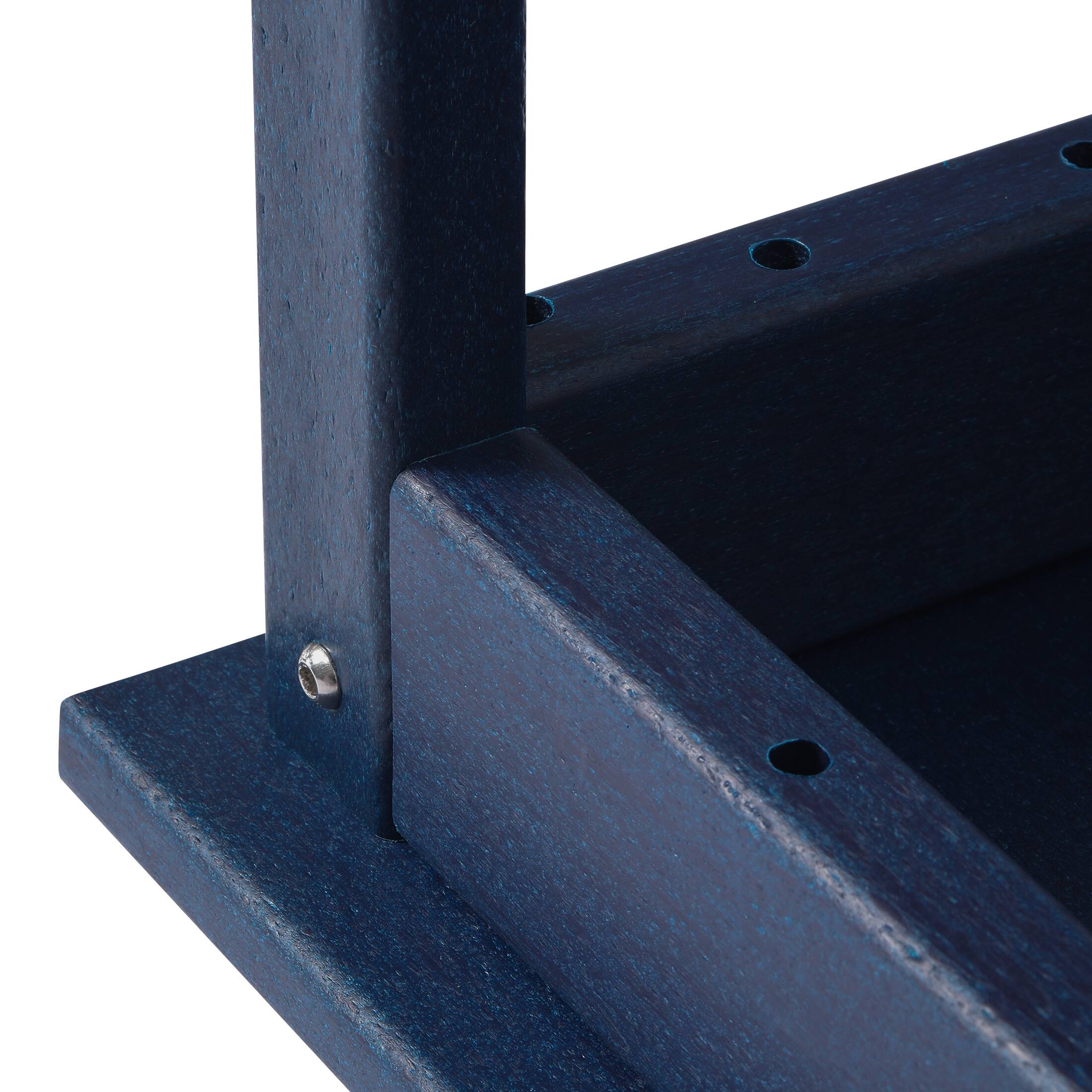 Alt View 4. WestinTrends - WestinTrends Malibu 35" length outdoor Coffee table for Adirondack chair - Navy Blue.