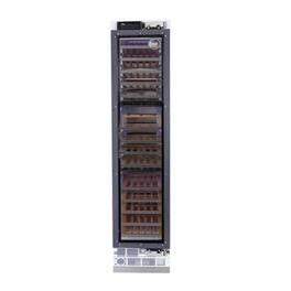 Kucht - 18-in Built-in Panel Ready Three Zones Wine Cooler - Custom Panel Ready