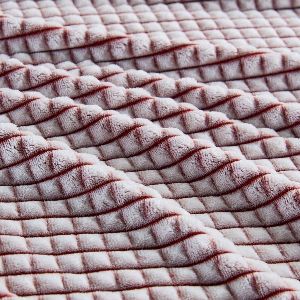 Alt View 5. Gracie Mills - Gracie Mills Willow Plush Blanket - Red.