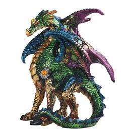 FC Design - 4.75"W Dragon with Wings Figurine Statue Computer Desk Tabletop Medieval Gaming Home Decor Gift - Multi-Color