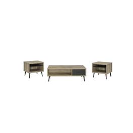Coaster Co. of America - Welsh 3-piece Coffee and End Table Set Distressed Pine - Brown