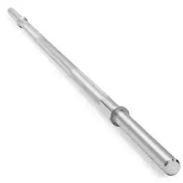 Philosophy Gym - 1-in Standard Weightlifting Barbell - Straight Bar - Chrome