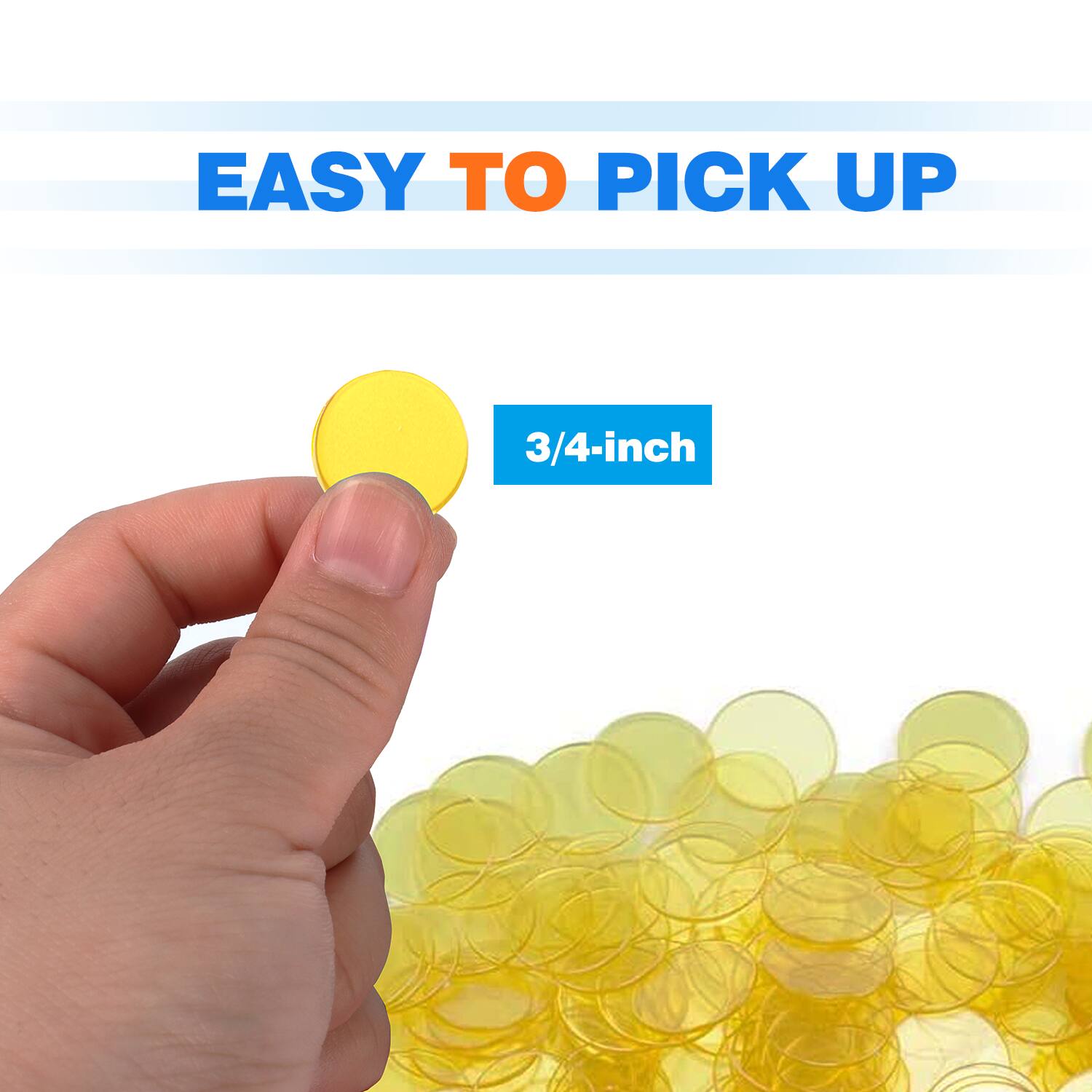 EASY TO PICK UP
3/4-inch