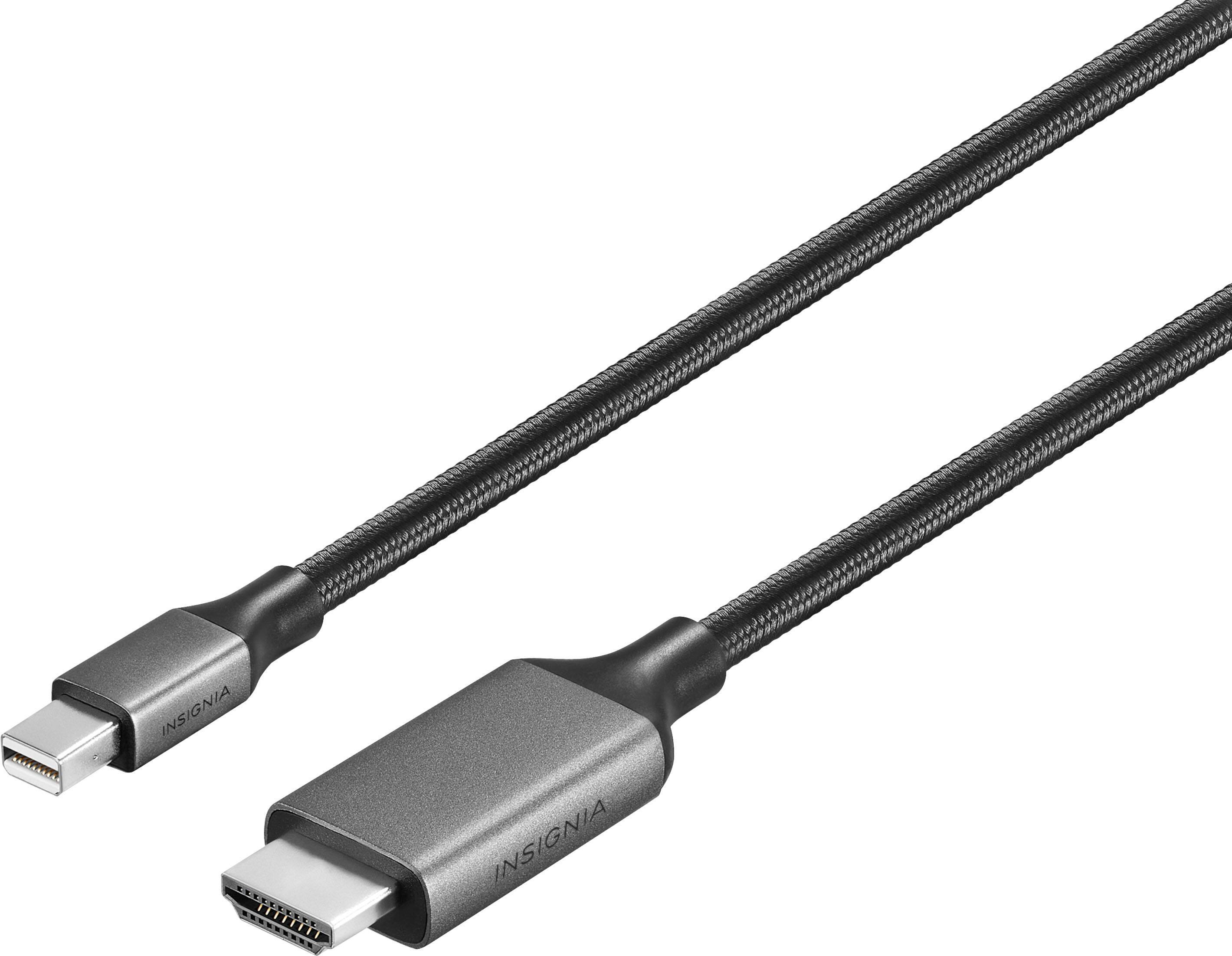 Insignia™ - 6 ft. Mini DisplayPort to HDMI Cable - Black