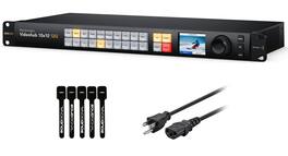 Blackmagic Design - Videohub 10x10 12G Zero Latency Video Router Bundle