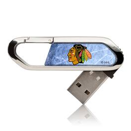 Keyscaper - Chicago Blackhawks Ice Flood Clip USB Flash Drive-16 GB USB-C - Multicolor