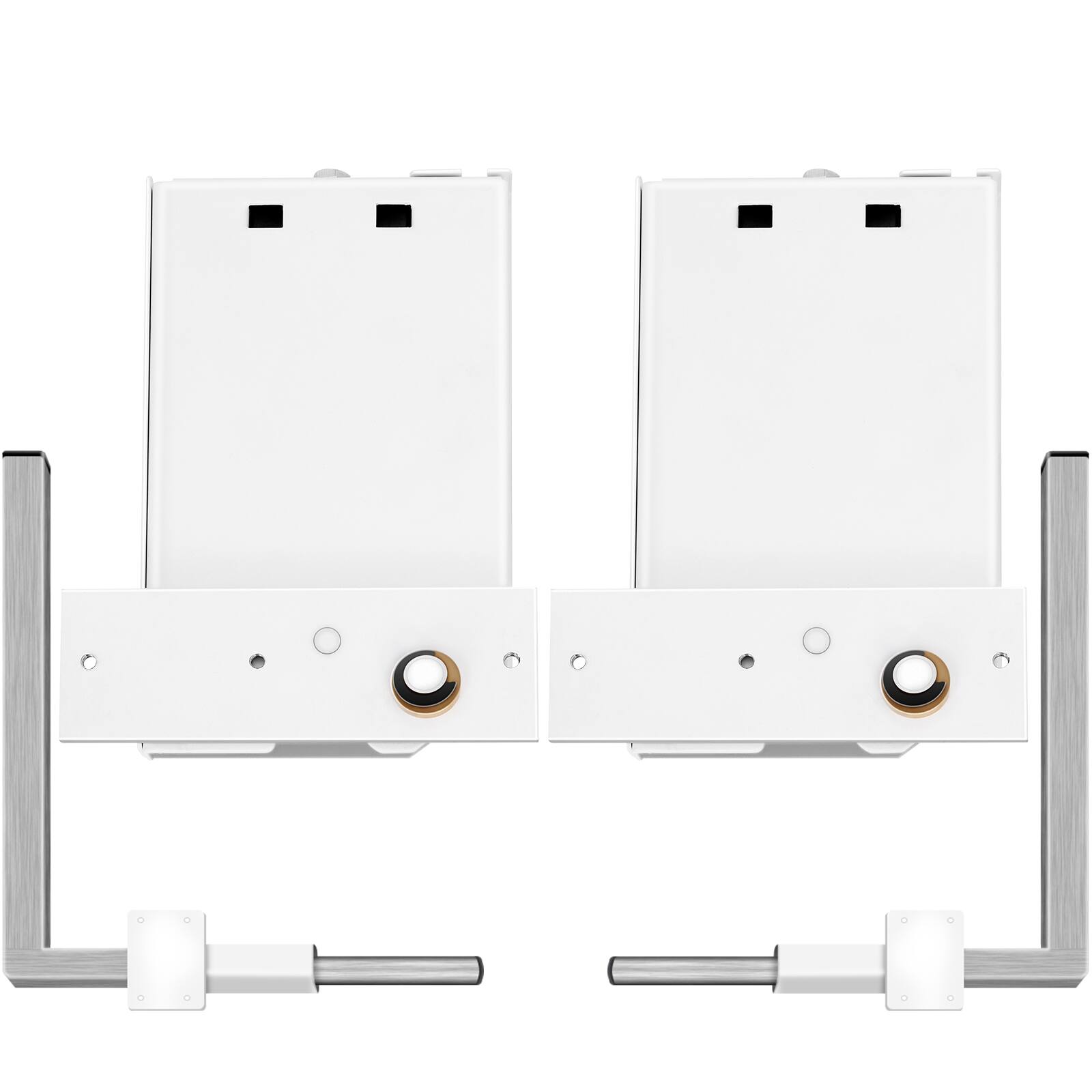 Alt View 5. VEVOR - Murphy Mounting Wall Springs Mechanism Heavy Duty Support Hardware DIY Kit for Queen Twin Size Bed (Horizontal), White - White.