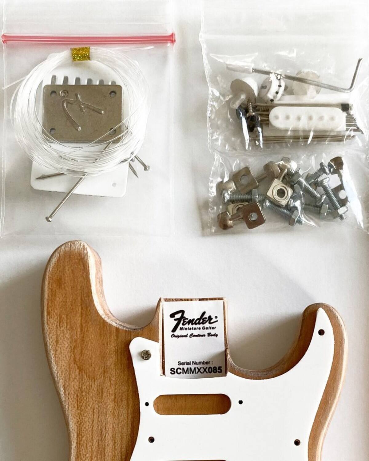 Fender Miniature Guitar Original Custom Body Serial Number: SCMMXX085