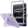 Front. DTTO - iPad Pro 11 inch Case for M5/M4 (2025/2024) , with Built-in Screen Protector & Kickstand, Shockproof Cover - Purple.