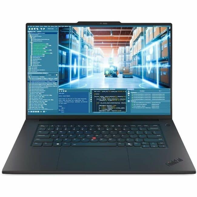 Lenovo - ThinkPad P1 Gen 8 21Q8001MUS 16" Touchscreen Notebook - 3.2K - 120 Hz - Intel Core Ultra 7 2nd Gen 255H - Intel - Black