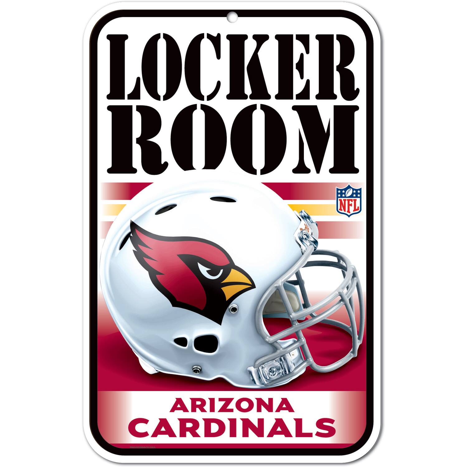 Arizona Cardinals 11" x 17" Indoor/Outdoor Sign