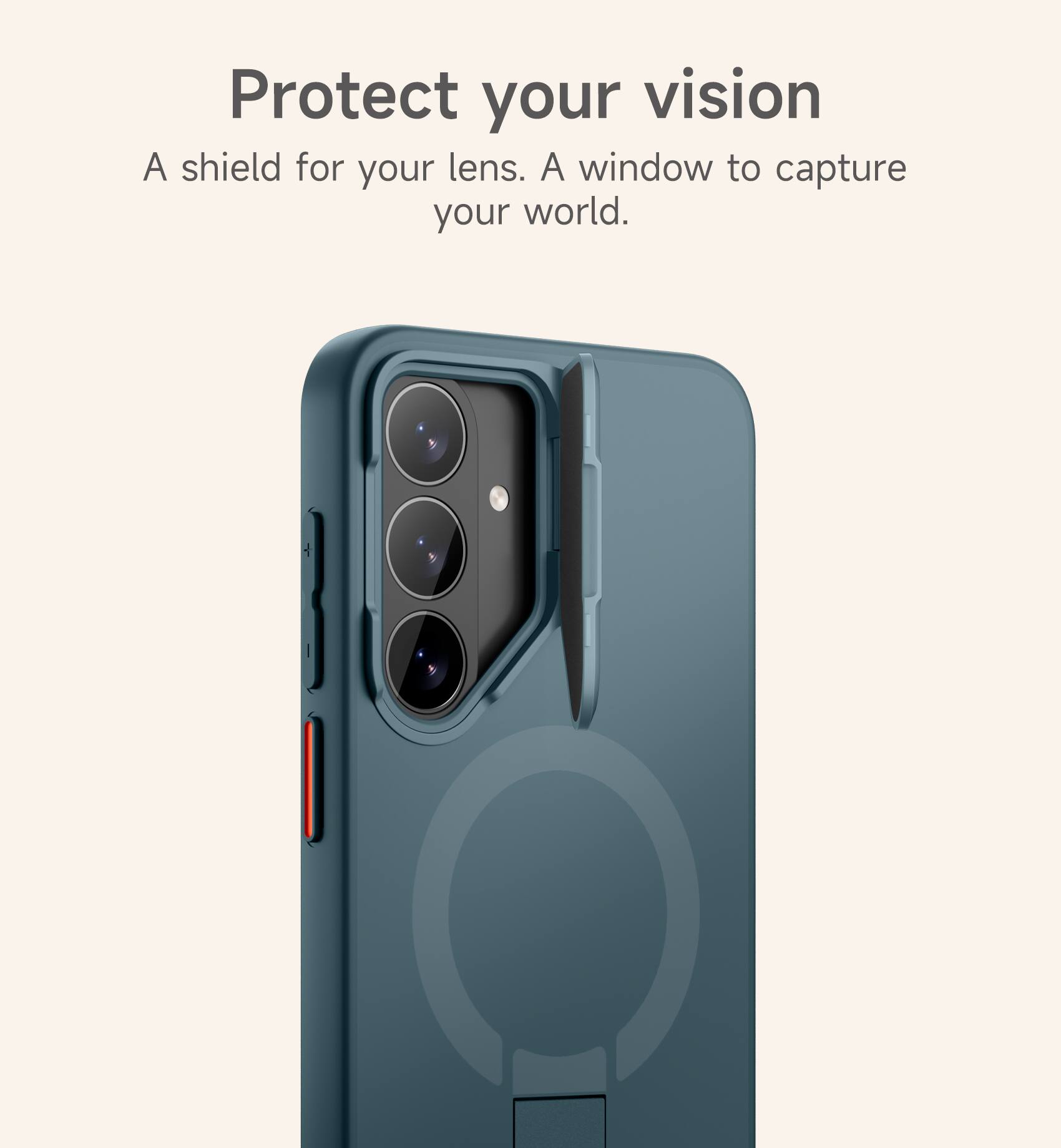 Protect your vision  
A shield for your lens. A window to capture your world.