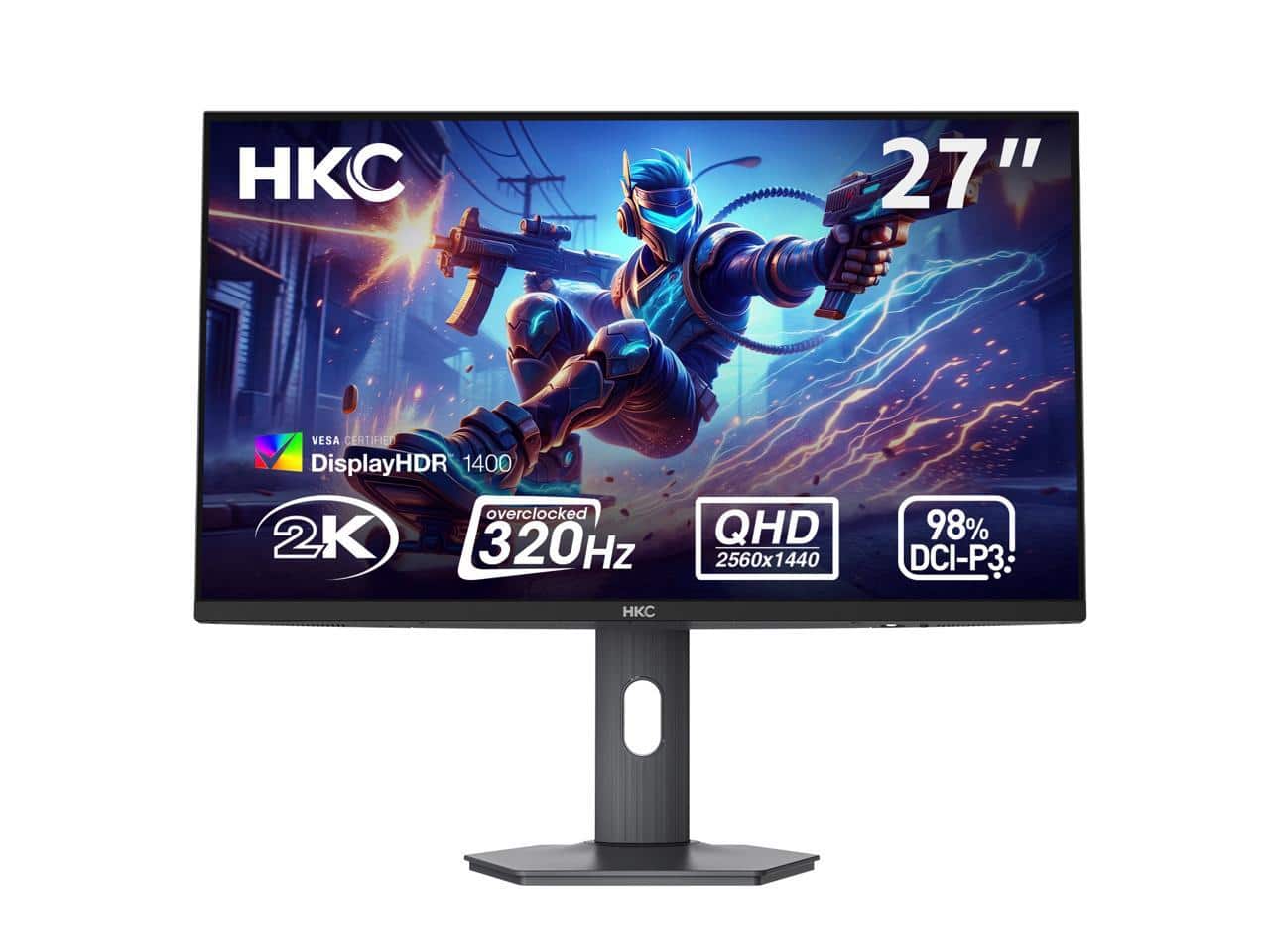 "HKC - G27M5 27"" QD-Mini LED 1440p 320Hz IPS HDR1400 1152-Zone Backlight 1ms 98% DCI-P3 Height Adjustable Esports Monitor" price history on PriceWatchPro