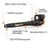 Silent Turbine Technology: 180 MPH airspeed, 3-speed plus Turbo, WORDEINITRG Lightweight 7.7 lbs. Brushless Motor 2.0 with battery, 530 CFM blowing power.