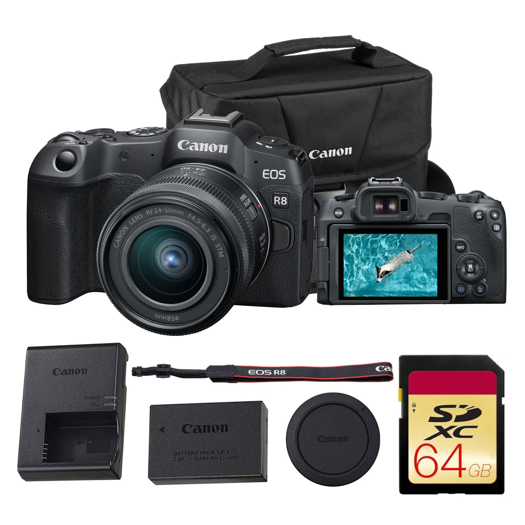Canon - EOS R8 Mirrorless Camera RF 24-50mm Lens Bundle price history on PriceWatchPro