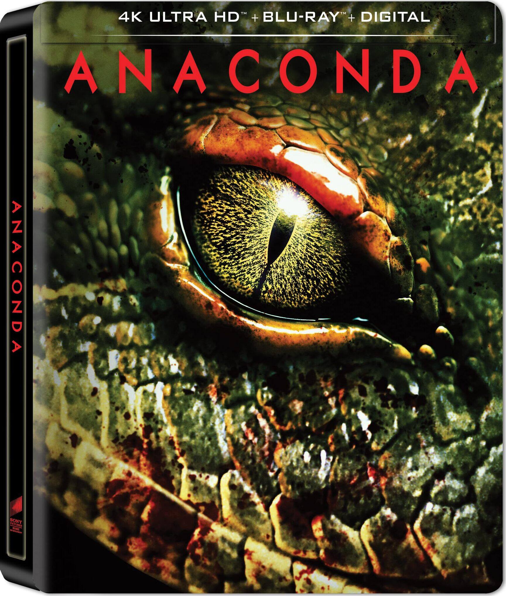 Alt View 1. Steelbook Anaconda (1997) (4K /Blu-ray + Digital) NEW.