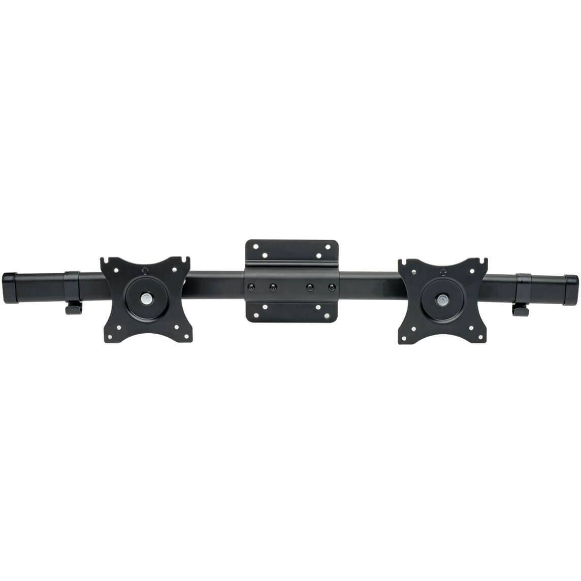 Alt View 3. Tripp Lite - Eaton Tripp Lite Series Universal Dual-Monitor Mount Adapter - 27" Screen Support - 22 lb Load Capacity - Black - Black.