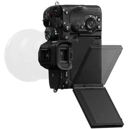 Alt View 4. Sony - Alpha 7 V Full-frame Mirrorless Interchangeable Lens Camera Body ILCE-7M5 + a7 V Photography Accessory Package - Black.