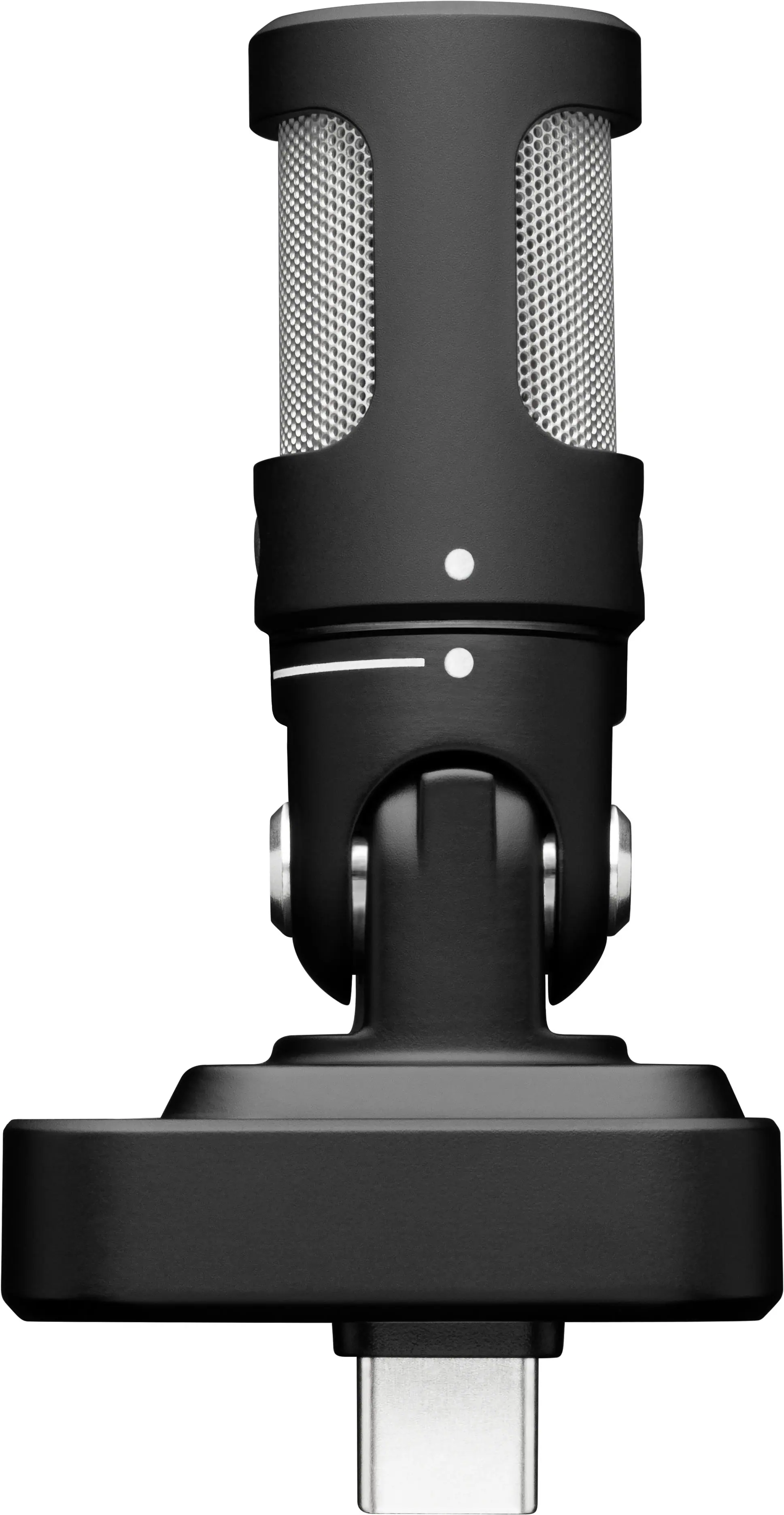 Shure - MV88 USB-C iPhone Microphone for Portable Podcasting, Live Streaming, Music Recording - Black