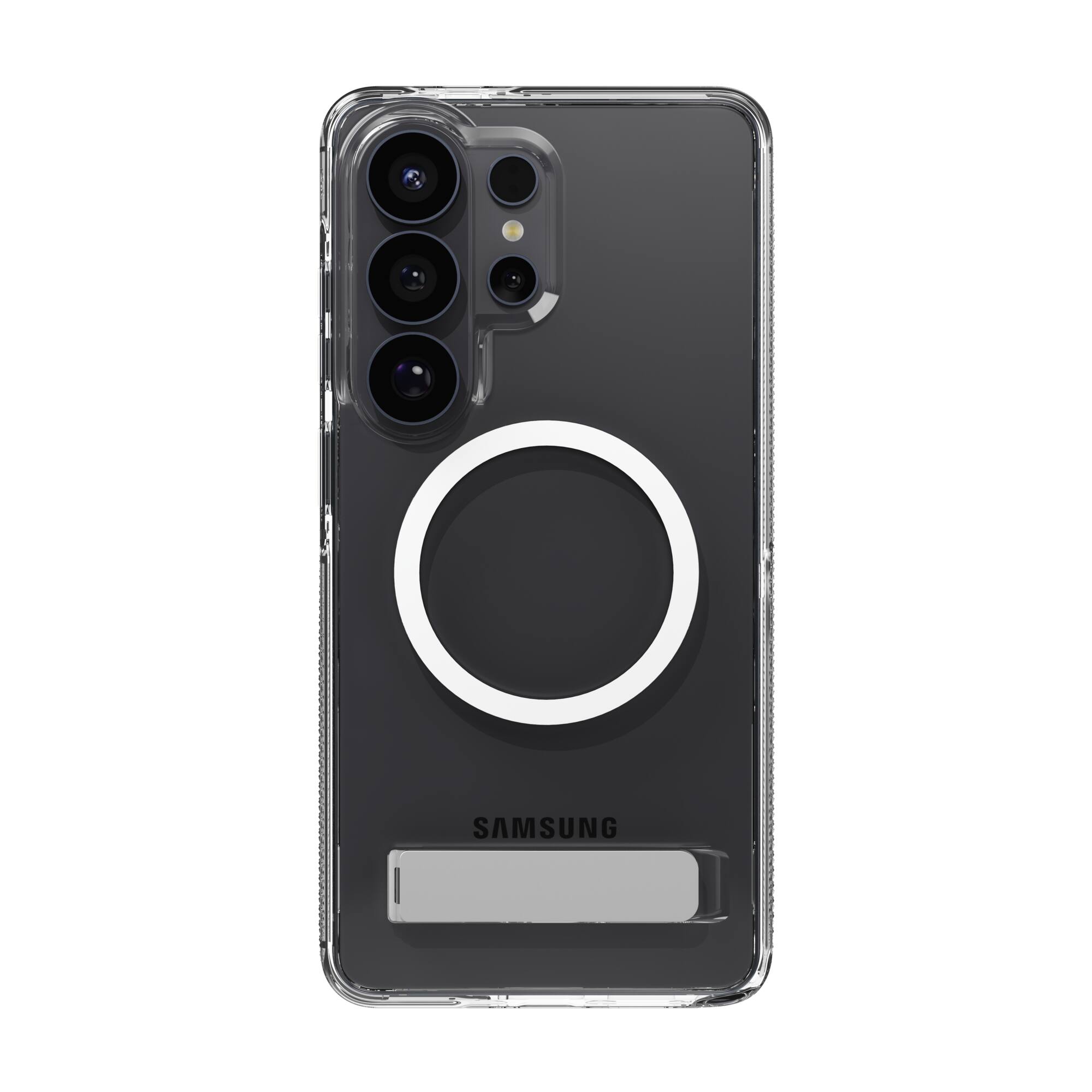 Alt View 13. ZAGG - Crystal Palace Snap Case with Kickstand for Samsung Galaxy S26 Ultra - Smoke Black.